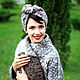 Women's turban from the Echo collection', Turban, Baranovichi,  Фото №1