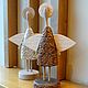 Ангел из дерева подарок близкому хранитель дома. Статуэтки. Irina Christmas Decor. Ярмарка Мастеров.  Фото №6