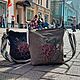 Сумка через плечо, из канваса, с эксклюзивной арт-вышивкой, женская. Сумка через плечо. Непохожие сумки с вышивкой / Анжела ОлАнж. Ярмарка Мастеров.  Фото №4