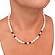Order Pearls Natural pearl beads with garnet gift for a woman. BalticAmberJewelryRu Tatyana. Livemaster. . Beads2 Фото №3