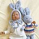 Plush set 'Bunny'. Baby Clothing Sets. Nataliya Tirukova. Online shopping on My Livemaster.  Фото №2