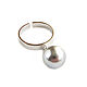 Pearl pendant ring, a ring with a pendant element on March 8. Rings. Irina Moro. Online shopping on My Livemaster.  Фото №2