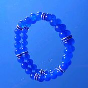 Украшения handmade. Livemaster - original item Blue Eternity Bracelet. Handmade.