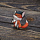 Wood badge Fox, Badge, Moscow,  Фото №1
