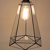 Для дома и интерьера handmade. Livemaster - original item Stained glass ceiling lamp Tiffany. Loft. Loft. Handmade.