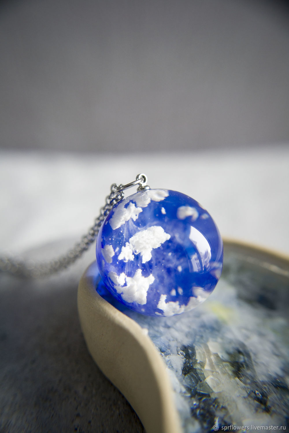 Кулон: синий Кулон Небеса Облака Небесный кулон подвеска в интернет ...