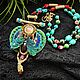  in the Egyptian style'Sacred Khepri'. Necklace. yuliyamashukova. Online shopping on My Livemaster.  Фото №2