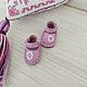 Sandals for doll ob11 color - rich lilac 18mm. Clothes for dolls. Olga Safonova. Online shopping on My Livemaster.  Фото №2