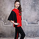 Red rose women's t-shirt, black oversize t-shirt, sport chic. T-shirts. Lara (EnigmaStyle). My Livemaster. Фото №6