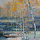 Oil painting Autumn time. Painting. Landscape. ( Pending). Pictures. Pictures for the soul (RozaSavinova). My Livemaster. Фото №4