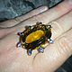Riomaggiore ring with citrine and tanzanites. Rings. SELENA. My Livemaster. Фото №4