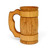 Посуда handmade. Livemaster - original item Mug tree. Wooden mug for beer 0,7 l. Art.26002. Handmade.