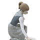 Винтаж: Фарфоровая фигура "Девочка с цветами". Lladro. Предметы интерьера винтажные. Денис. Ярмарка Мастеров.  Фото №7