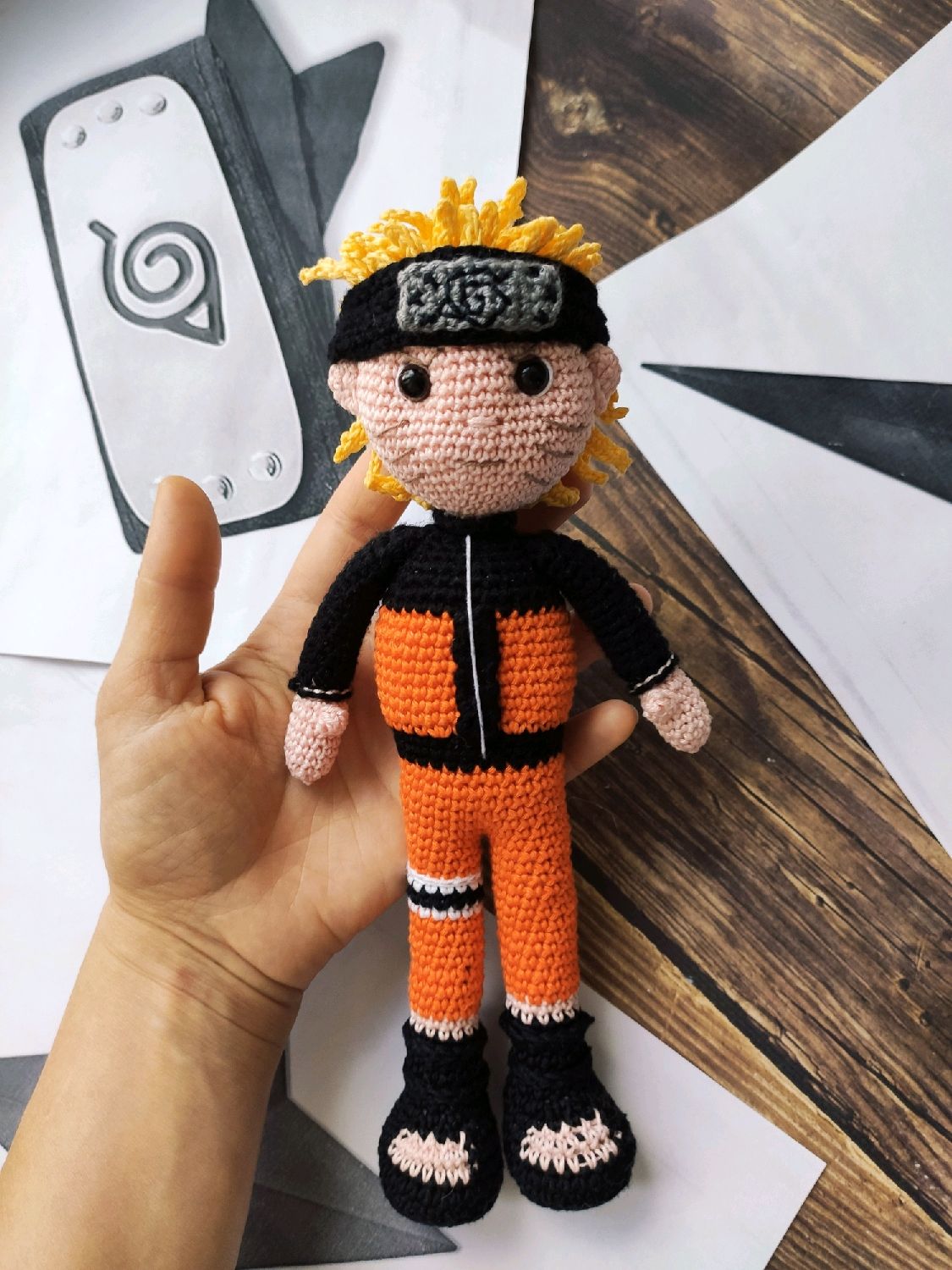 Наруто амигуруми кукла, Naruto doll, Наруто крючком, Наруто аниме в  интернет-магазине Ярмарка Мастеров по цене 2800 ₽ – QNTVWRU | Амигуруми  куклы и игрушки, Москва - доставка по России