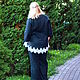 Pants linen, pants-boho black len, Pants, Kaliningrad,  Фото №1