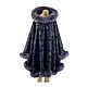 Poncho made of thick lace velvet with bluefrost fur, Ponchos, Moscow,  Фото №1