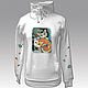 Order Hoodie Multicolored cats. decades. Livemaster. . Sweater Jackets Фото №3