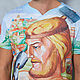 Мужская футболка Uzor Wear с принтом, модель Кузнец, 100% хлопок. Футболки и майки мужские. Uzor Wear. Ярмарка Мастеров.  Фото №4