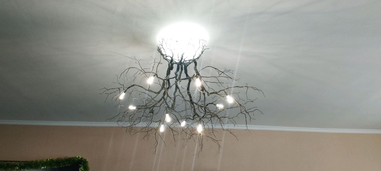 Люстра из вязальной проволоки в интернет-магазине на Ярмарке Мастеров ...