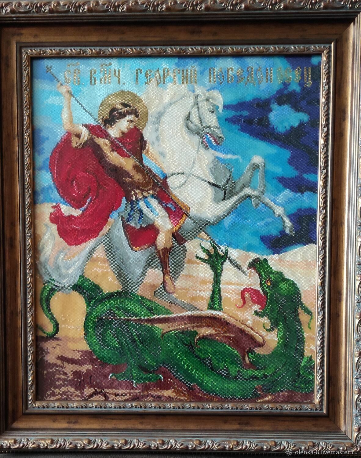 Икона "Святой Георгий Победоносец" в интернет-магазине на Ярмарке ...
