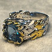 Украшения handmade. Livemaster - original item Elysium ring with topaz.. Handmade.