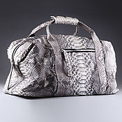 Сумки и аксессуары handmade. Livemaster - original item Sports bag made of genuine python leather IMP0581Z. Handmade.