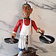 ' Chef ' - estatuilla decorativa de madera. Figurine. Art Branch Org (ArtBranchOrg). Online shopping on My Livemaster.  Фото №2