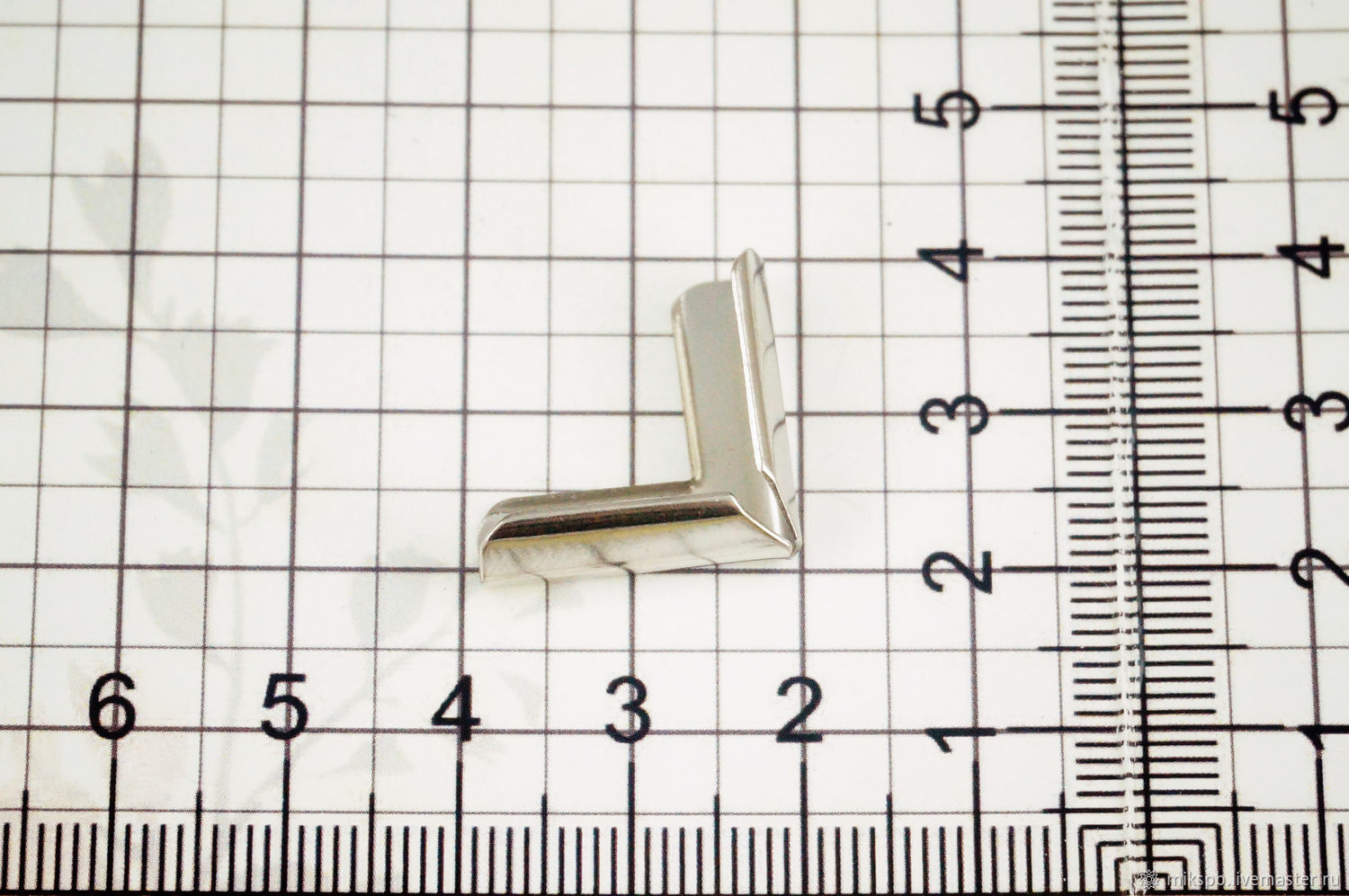 Уголок КД0009 на сумку никель – купить на Ярмарке Мастеров – HXUQVRU ...