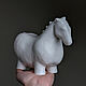Ceramic horse. white. Sculpture. Surglinok. Online shopping on My Livemaster.  Фото №2