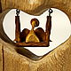 Happy family: mom dad and Me! Author's composition made of wood. Figurine. angelswooden (angelswooden). My Livemaster. Фото №4