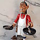 ' Cook' - decorative statuette made of wood. Figurine. Art Branch Org (ArtBranchOrg). My Livemaster. Фото №5