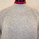 Long sleeve raglan sweater made of gray Italian yarn. Sweaters. LarisaKrikova. Online shopping on My Livemaster.  Фото №2