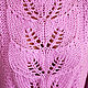 Мохеровый свитер Листья. Свитеры. Knit by Heart - Вязаная одежда 富. Ярмарка Мастеров.  Фото №5