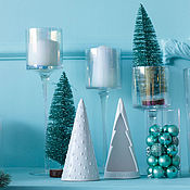 Для дома и интерьера handmade. Livemaster - original item Christmas tree candlesticks