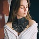 Choker necklace 'Deuza' Vologda lace, Necklace, Severodvinsk,  Фото №1