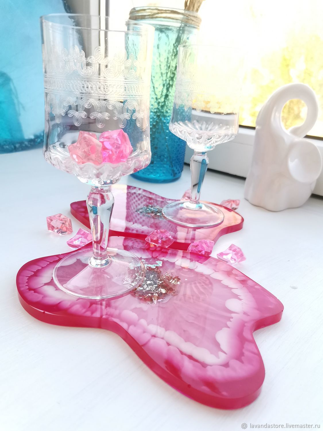 Подставки для бутылок и бокалов: Подставки под бокалы и кружки в ...