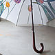 Paraguas pintado Tulipanes de primavera, paraguas bastón con flores. Umbrellas. UmbrellaFineArt. Ярмарка Мастеров.  Фото №6