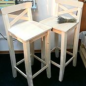 Для дома и интерьера handmade. Livemaster - original item Wooden Bar stool, Kitchen chair, Bar chair, Wooden chair, scandi. Handmade.