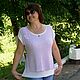 Order Two-layer T-shirt made of textured cotton yarn. lissan. Livemaster. . Tanks Фото №3