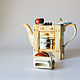 Винтаж:  Коллекционный чайник.'Теапоттери". Чайники винтажные. Fancy teapots. Ярмарка Мастеров.  Фото №5