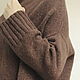 Order Oversized knitted sweater 'Yoko' soft wool. SolarisArtis. Livemaster. . Sweaters Фото №3