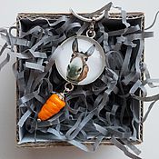 Украшения handmade. Livemaster - original item Donkey and carrot pendant. Handmade.