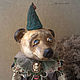 Медведь Oliver. Интерьерная кукла. Мир кукол Лоры Пинтсон. Ярмарка Мастеров.  Фото №5