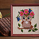 painting for children ' flower owl', Interior elements, Moscow,  Фото №1
