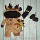 Textile play doll 'the Deer'. Round Head Doll. Nika Yakicheva. My Livemaster. Фото №5