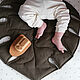 Коврик из натурального льна "Leaf", Подарок новорожденному, Вязники,  Фото №1