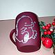 Mugs: Ceramic mug with logo Bigoli rhinestones. Mugs and cups. strazomania (Strazomania). Online shopping on My Livemaster.  Фото №2
