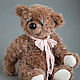 Заказать Мишка тедди Бруно с голубыми глазами. Teddy by Olga Prokudina. Ярмарка Мастеров. . Мишки Тедди Фото №3