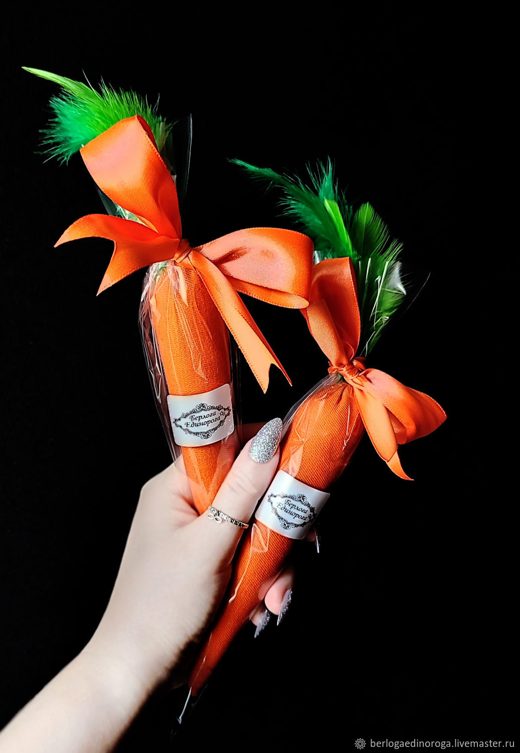 Морковка для вашего "зайчика". Игрушка для кошек – купить на Ярмарке ...