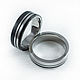 Titanium ring with carbon fiber. Rings. asgdesign. My Livemaster. Фото №6